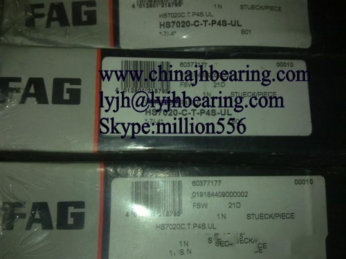 China. JHB con rodamiento HS7020-C-T-P4S-UL, rodamiento principal de eje de 100x150x24,P4 proveedor