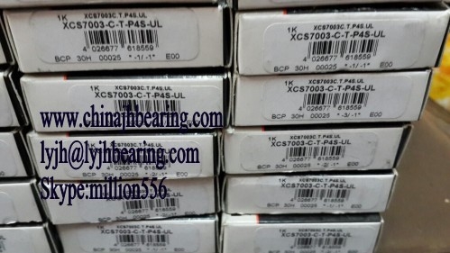 China. XCS7003-C-T-P4S-UL Esfera de contacto angular con rodamiento de 17x35x10 mm, bola de cerámica con sello proveedor