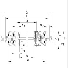 YRT325 Producción de rodamientos de mesas giratorias de 325x450x60 mm, utilizados en piezas de trabajo de mesas giratorias,oferta de muestra,garantia de calidad proveedor