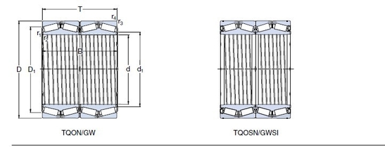 BT4B 330650 E/C500 rodamiento de cuello de rodillo, acero endurecedor de caja,TQON/GW Diseño proveedor