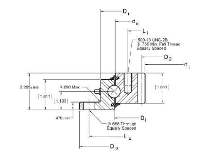 Rodamiento de giro RK6-43N1Z, anillo de giro RK6-43N1Z con engranaje interno, paquete de exportación proveedor
