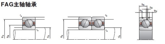 FAG HCS71907-C-T-P4S-UL Esfera angular de contacto con rodamiento de 35x55x10 mm,esfera de cerámica y sello proveedor