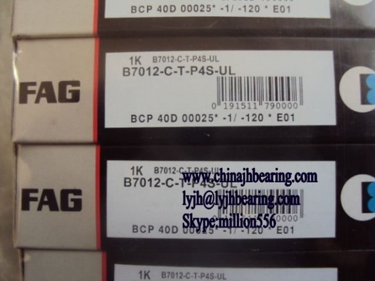 B7012-C-T-P4S-UL Rodamiento del eje principal de la herramienta de la máquina, FAG Original, grado ISOP4, 60x95x18 mm proveedor