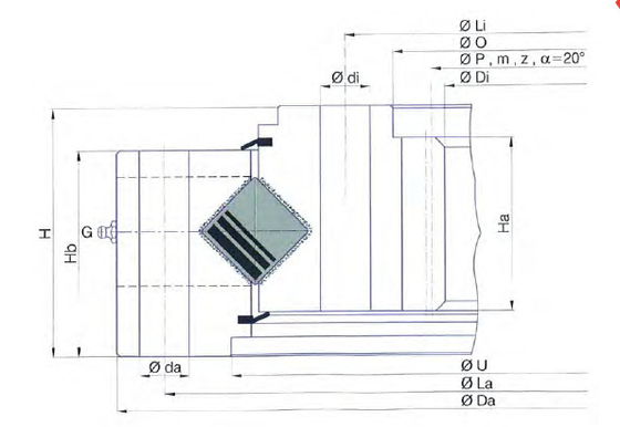 - ¿ Qué?1165.25.12El rodamiento.D.3-RV es el producto TG Serie I.25-30-40-50.D-R,1750x1418.4x120mm proveedor