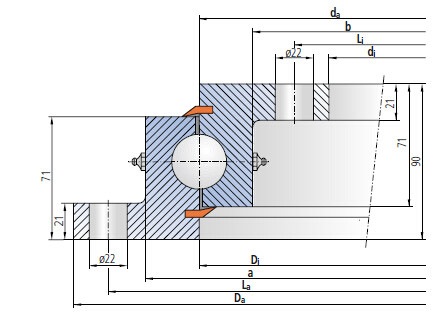 suministro 90-32 1455/0-06065 rodamiento,la dimensión:1305x1600x90mm,tiempo de entrega corto proveedor