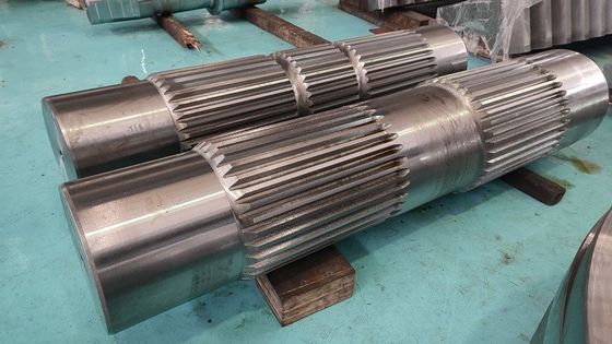 Eje de engranaje helicoidal para equipos pesados de molino de bolas Ángulo de presión de 25 grados proveedor