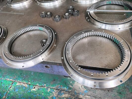 Rodamiento de giro de bolas de cuatro puntos de contacto RK6-22N1Z con brida externa 648X447X56mm proveedor