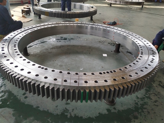 Rodamiento de ruedas de doble fila con dientes 4548.6x3970x187mm para máquinas de la industria pesada proveedor