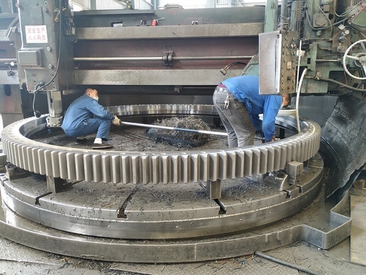 Rodamiento de ruedas de doble fila con dientes 4548.6x3970x187mm para máquinas de la industria pesada proveedor