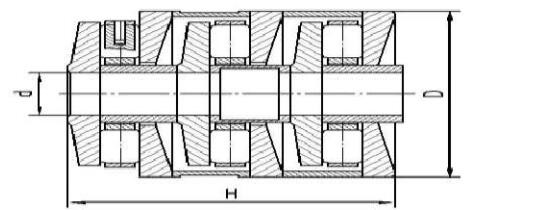 Extrusión de tornillo paralelo con rodamientos Tandem T3AR420 M3CT420 4X20X32mm en stock proveedor