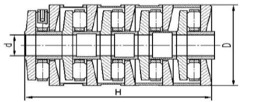 Rodamientos de serie de rodamientos cilíndricos de empuje para extrusoras de plástico T5AR420 M5CT420 4X20X54mm proveedor