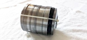 Tandem de empuje de 6 etapas rodamiento de rodillos T6AR2872 28x72x150mm para el eje de la caja de engranajes de la extrusora proveedor