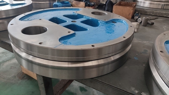Rodamiento de rodillos cruzados rodamiento giratorio con rotor y estator para maquinaria textil OD 590 mm proveedor